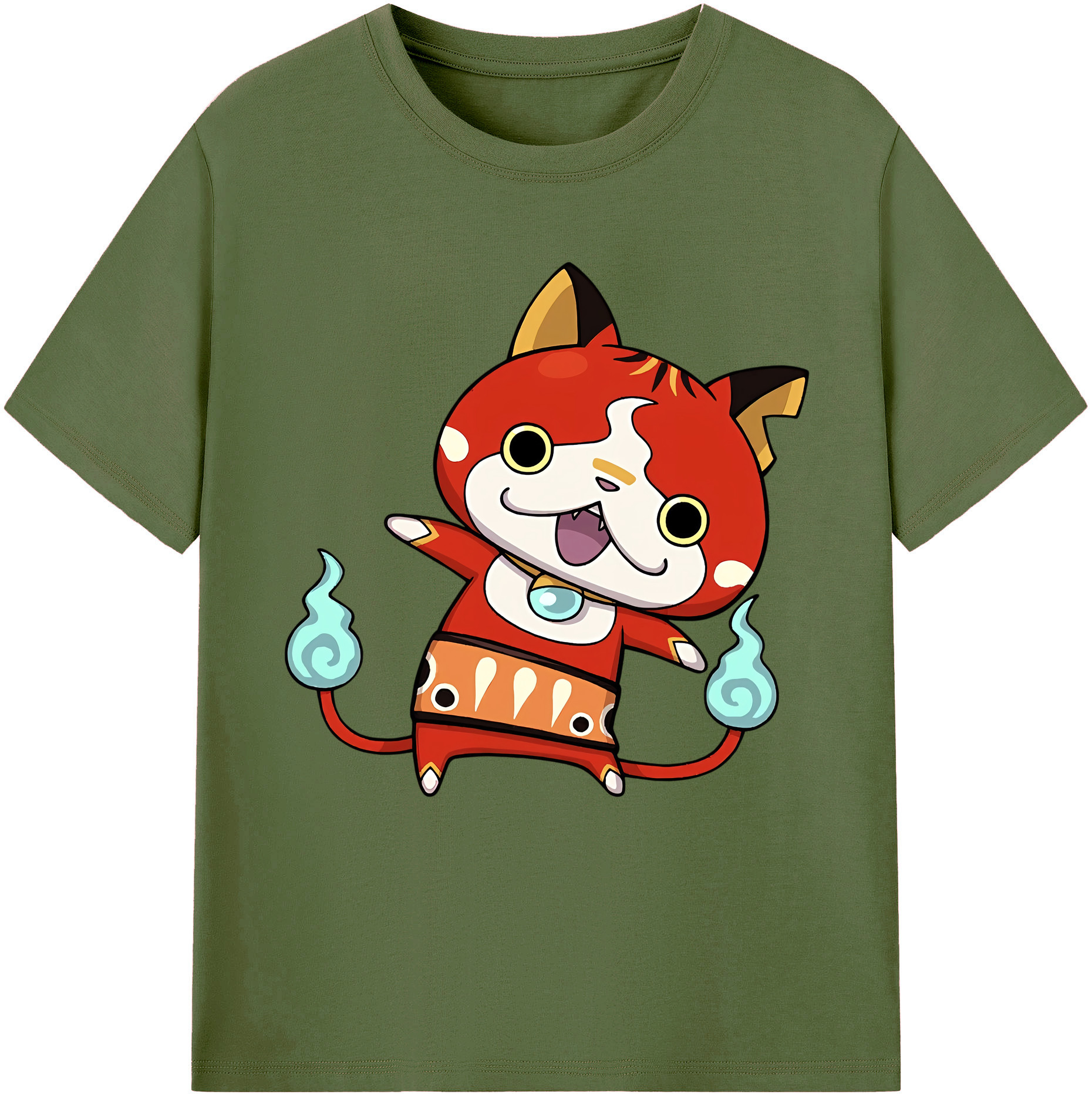 （画像用） 妖怪ウォッチ Yo-kai Watch 綿100％半袖Tシャツ（フロントプリント）